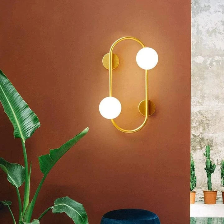 Applique murale globe