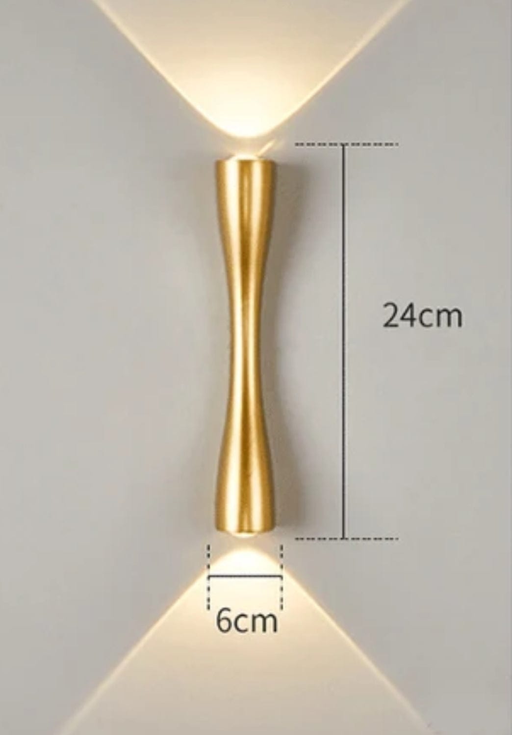 Applique murale bone gold