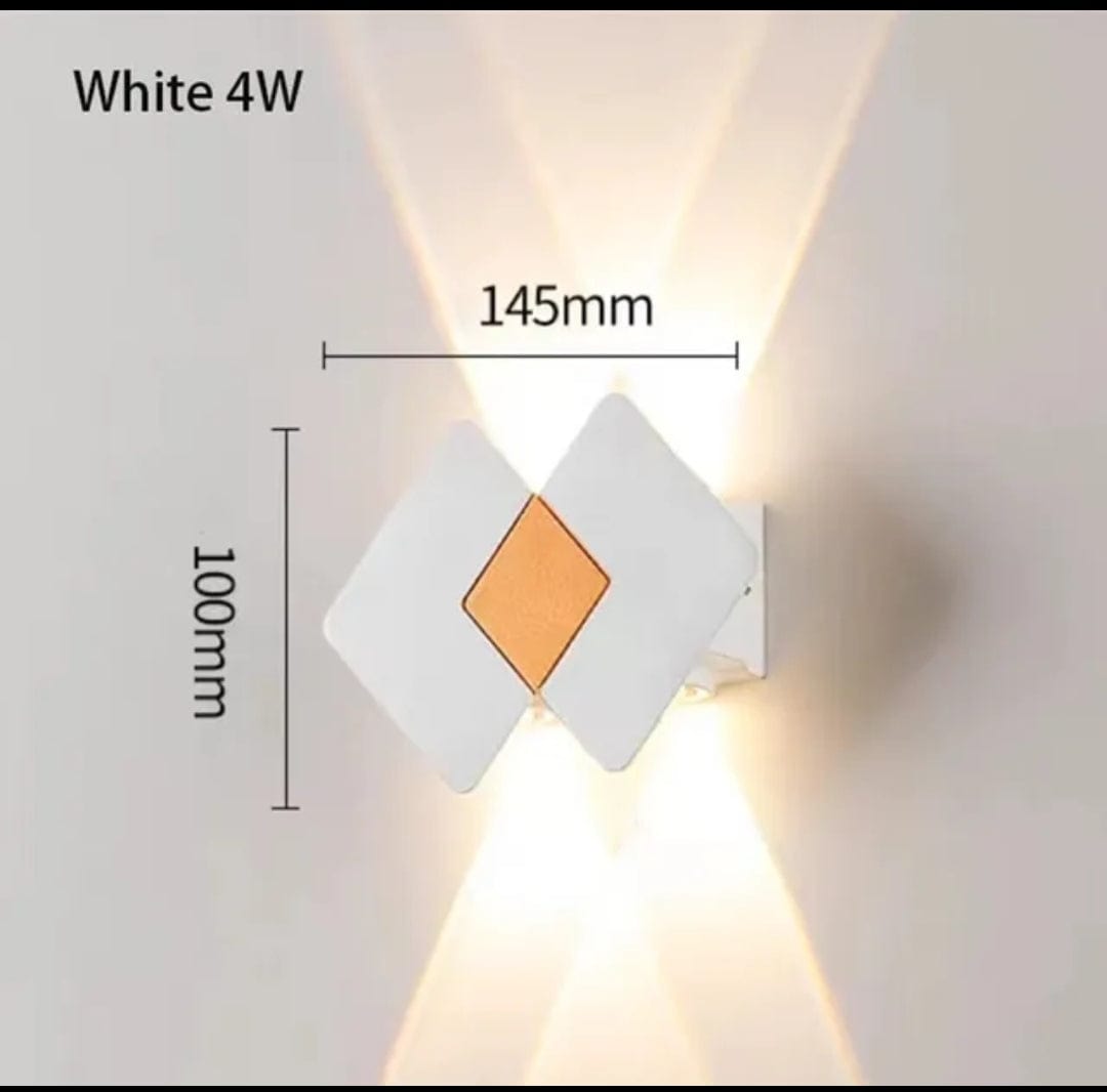 Applique murale twin blanche