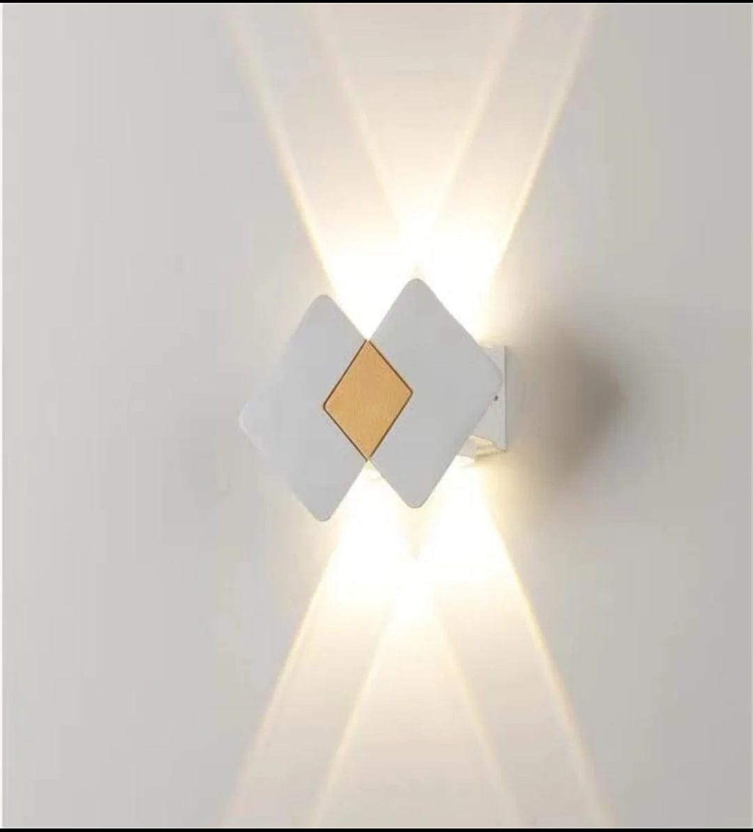 Applique murale twin blanche