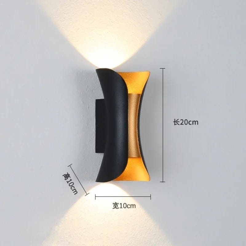 Applique murale GORGE noire