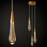 Suspension Duo ELARA – Goutte Dorée
