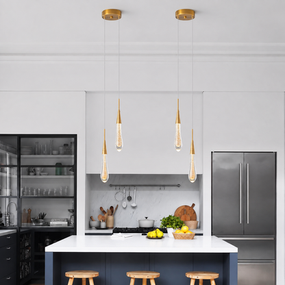 Suspension Duo ELARA – Goutte Dorée