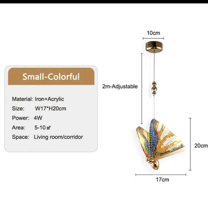 Suspension BUTTERFLY Color