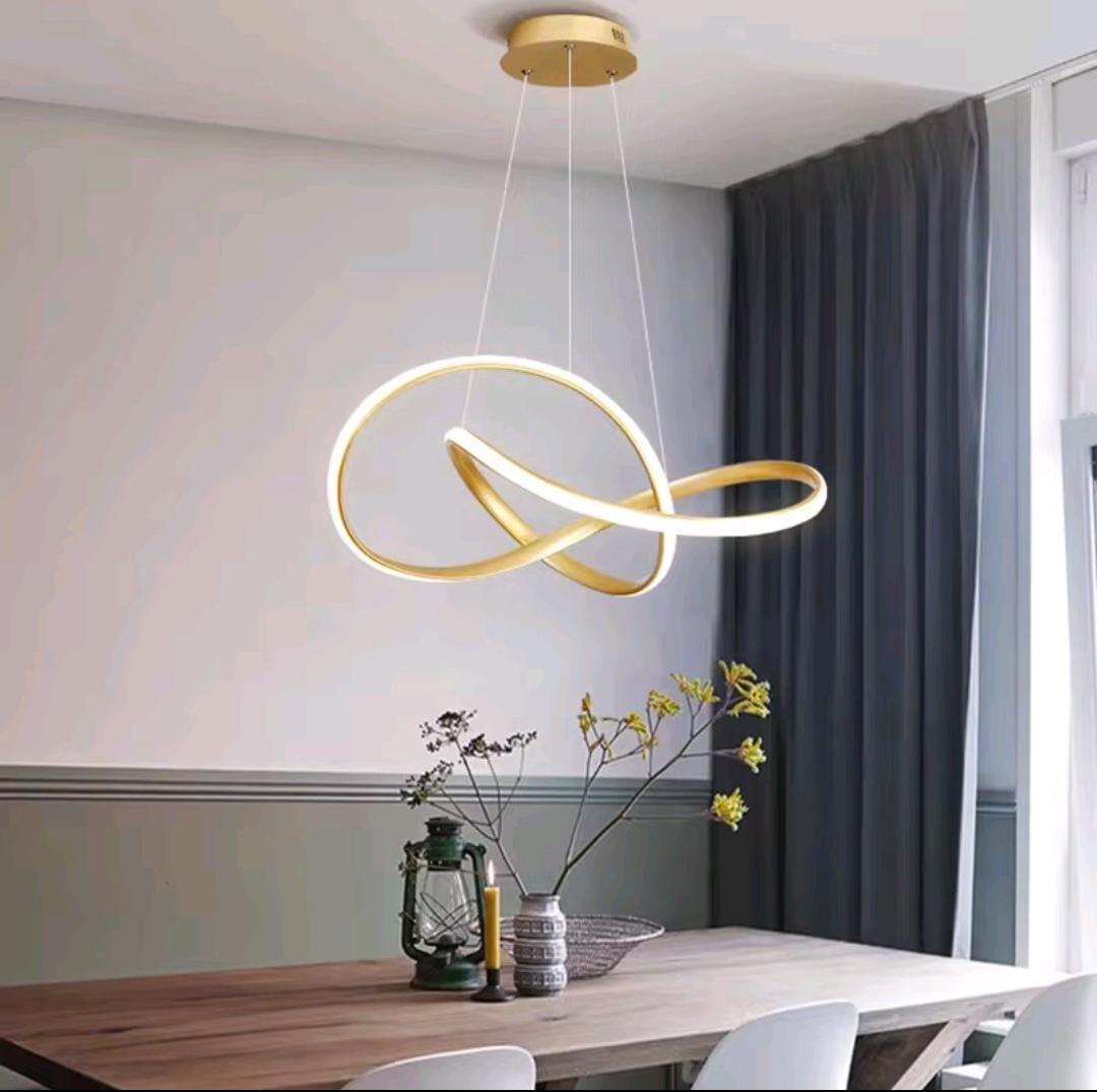 SUSPENSION SPIRAL LED GOLD