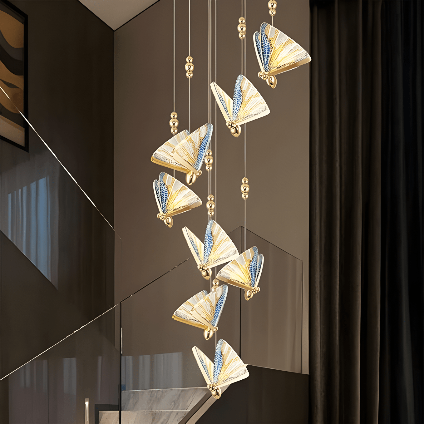 Suspension BUTTERFLY Color